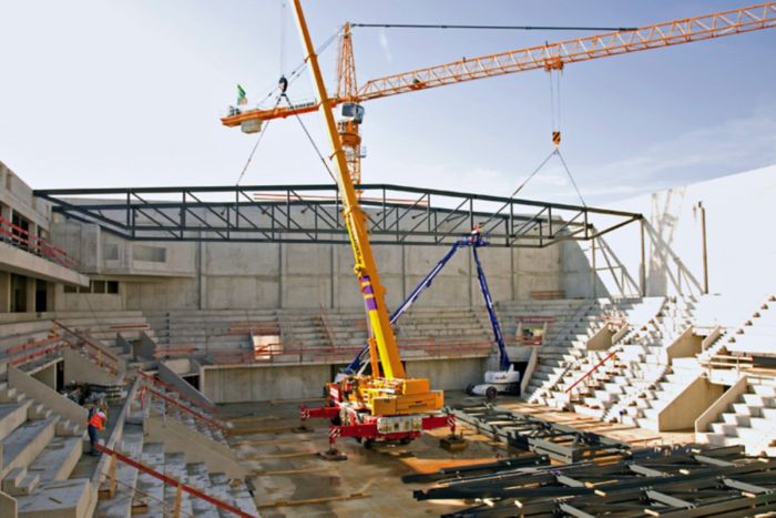Ludwigsburg Arena Dachtr�ger Bau