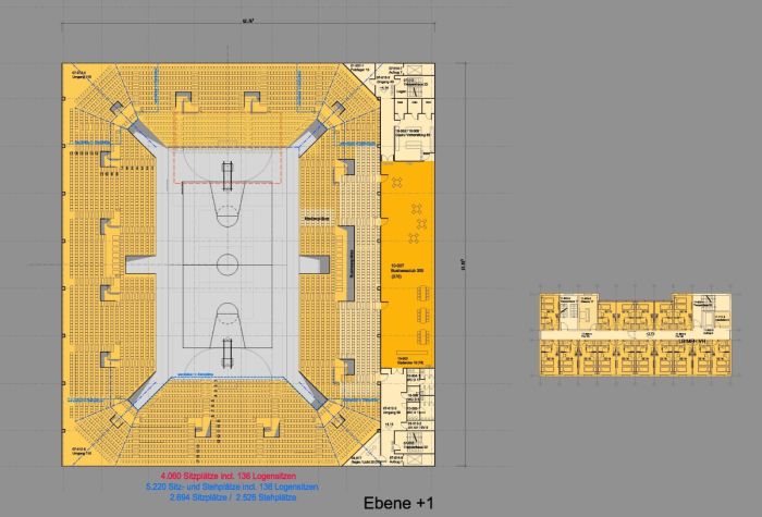 Ludwigsburg Arena Ebene +1