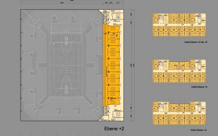 Ludwigsburg Arena Ebene +2-+8