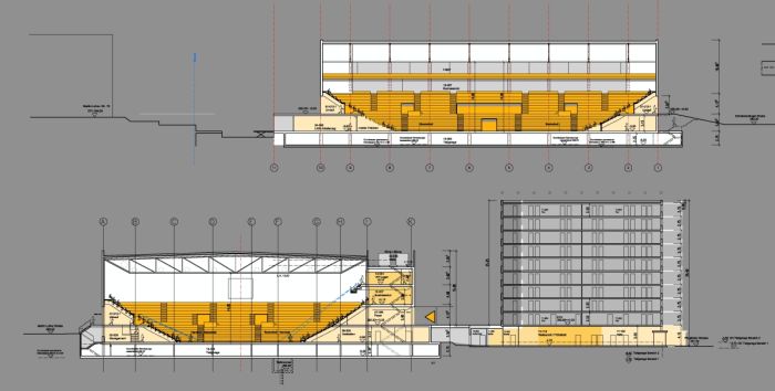 Ludwigsburg Arena Schnitte